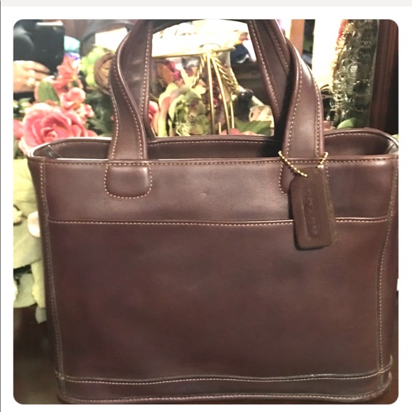 Coach vintage Bleecker brown tote 👜 zipper NWOT - Picture 1 of 7